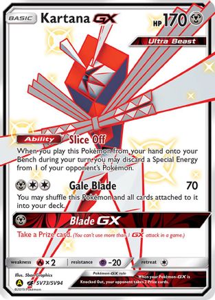 Kartana-GX SV73/94 - Shiny Vault Holofoil - Poke-Collect