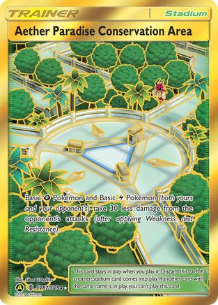 Aether Paradise Conservation Area SV87/94 - Hidden Fates Shiny Vault Holofoil - Poke-Collect
