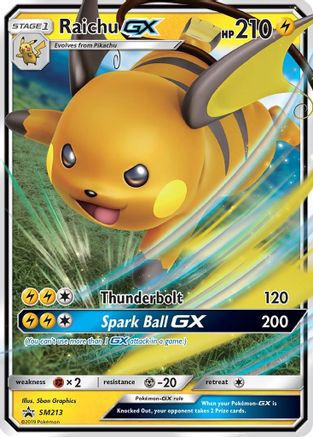 Raichu GX - SM213 SM213/248 - SM Promos Holofoil - Poke-Collect