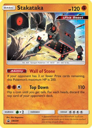 Stakataka SM209/248 - SM Black Star Promos Holofoil - Poke-Collect
