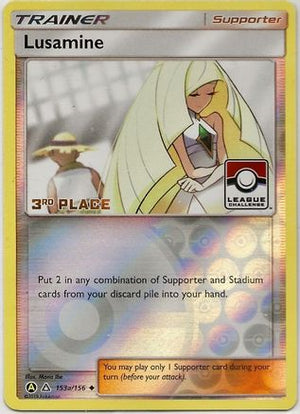 Lusamine - 153a/156 (League Challenge) [3rd Place] 153a - League & Championship Cards Reverse Holofoil - Poke-Collect