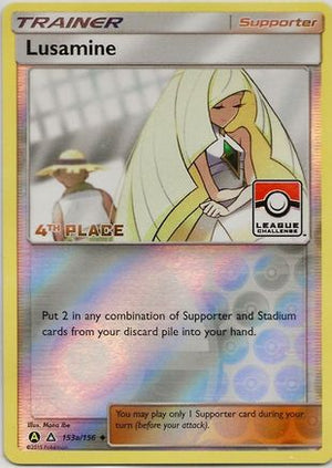 Lusamine - 153a/156 (League Challenge) [4th Place] 153a - League & Championship Cards Reverse Holofoil - Poke-Collect