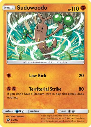 Sudowoodo SM207/248 - SM Black Star Promos Holofoil - Poke-Collect