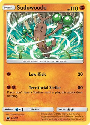Sudowoodo SM207/248 - SM Black Star Promos Holofoil - Poke-Collect