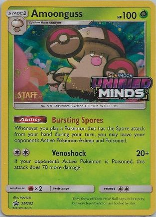 Amoonguss (Prerelease) [Staff] SM202 - SM Promos Holofoil - Poke-Collect
