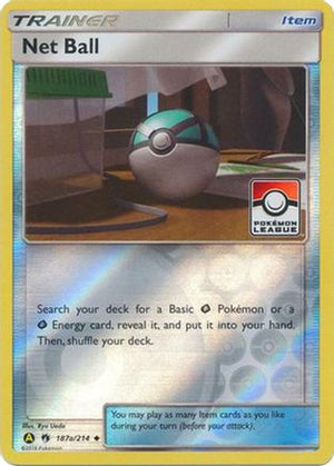 Net Ball 187a/214 - Lost Thunder Reverse Holofoil - Poke-Collect