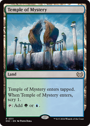 Temple of Mystery (DSC-311) - Duskmourn: House of Horror Commander - Poke-Collect