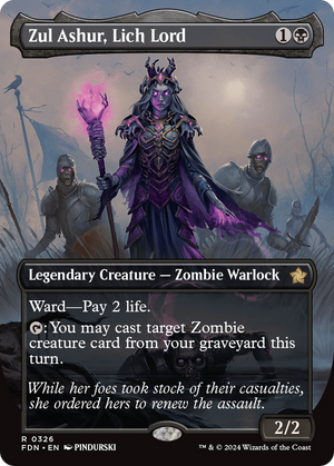 Zul Ashur, Lich Lord (FDN-326) - Foundations (Borderless)