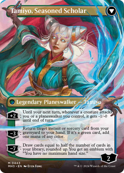 Tamiyo, Inquisitive Student (Borderless) (MH3-443) - Modern Horizons 3 (Borderless)