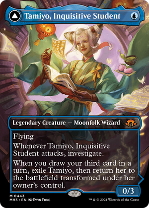 Tamiyo, Inquisitive Student (Borderless) (MH3-443) - Modern Horizons 3 (Borderless) Foil