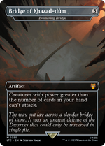 Bridge of Khazad-dum - Ensnaring Bridge (LTC-350) - Tales of Middle-earth Commander / Bridge of Khazad-dûm (Borderless) - Poke-Collect