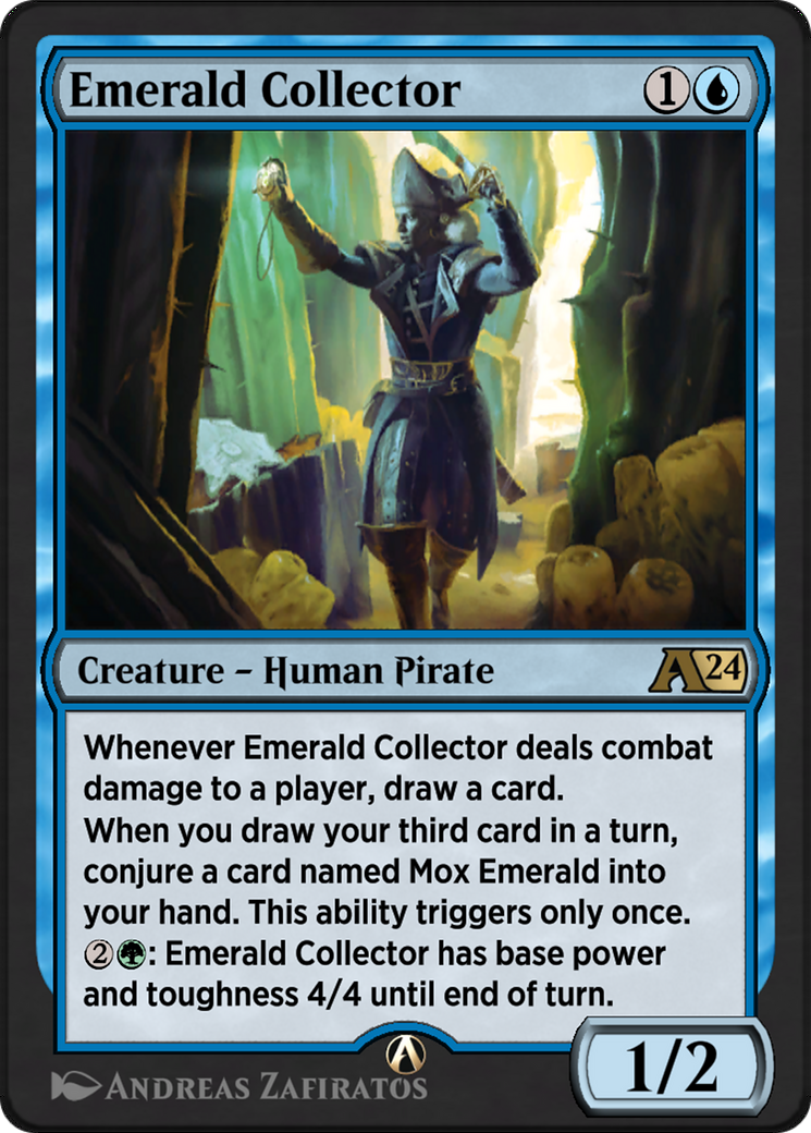 Emerald Collector (YOTJ-006) - Alchemy: Outlaws of Thunder Junction - Poke-Collect