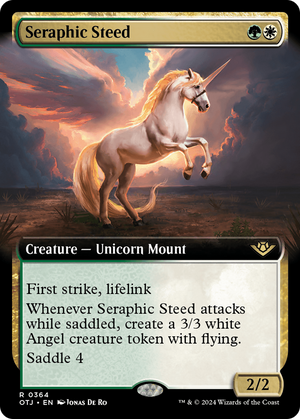 Seraphic Steed (OTJ-364) - Outlaws of Thunder Junction: (Extended Art) - Poke-Collect
