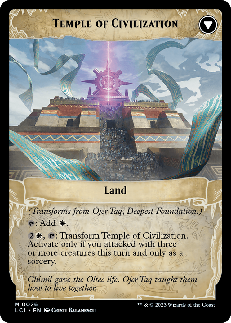 Ojer Taq, Deepest Foundation (LCI-026) - The Lost Caverns of Ixalan - Poke-Collect