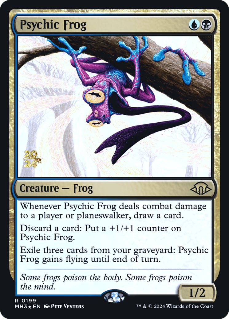 Psychic Frog (PRE-199) - Modern Horizons 3 Promos Foil