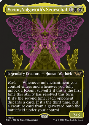Victor, Valgavoth's Seneschal (DSK-364) - Duskmourn: House of Horror (Borderless) Foil - Poke-Collect