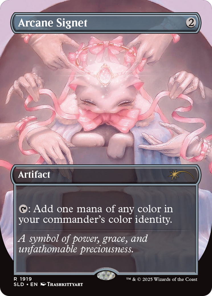 Arcane Signet (SLD-1919) - Secret Lair Drop (Borderless) - Poke-Collect