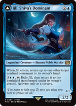 Jill, Shiva's Dominant // Shiva, Warden of Ice (FIN-058) - FINAL FANTASY: (enchantment) Foil - Poke-Collect