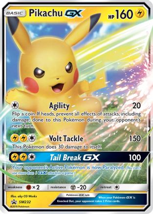Pikachu-GX SM232/248 - SM Black Star Promos Holofoil