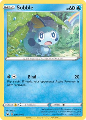 Sobble SWSH003/307 - SWSH Black Star Promos Holofoil - Poke-Collect