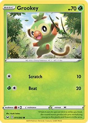 Grookey - 11/202 (Premium Collection) 11 - Miscellaneous Cards & Products Holofoil - Poke-Collect