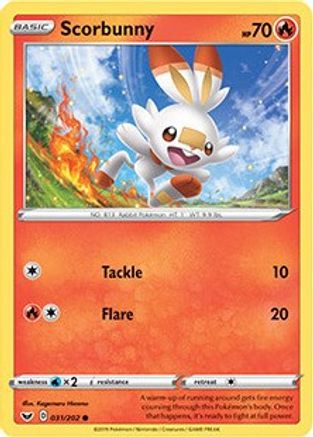 Scorbunny - 031/202 (Premium Collection) 31 - Miscellaneous Cards & Products Holofoil - Poke-Collect