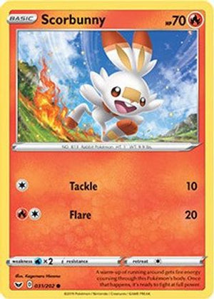 Scorbunny - 031/202 (Premium Collection) 31 - Miscellaneous Cards & Products Holofoil - Poke-Collect