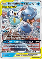 Blastoise & Piplup GX 38/236 - SM  Cosmic Eclipse Holofoil - Poke-Collect