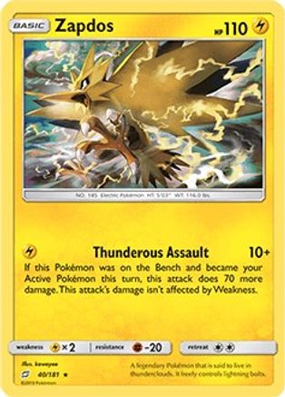 Zapdos - 40/181 40 - Deck Exclusives - Poke-Collect