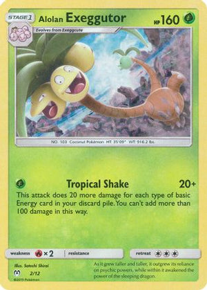Alolan Exeggutor 2/12 - McDonalds Collection 2019 Holofoil - Poke-Collect