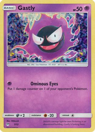 Gastly 7/12 - McDonalds Collection 2019 Holofoil - Poke-Collect