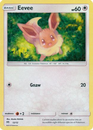 Eevee - 12/12 12/12 - McDonalds Promos 2019 Holofoil - Poke-Collect
