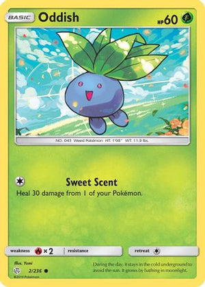 Oddish 2/236 - Cosmic Eclipse Reverse Holofoil - Poke-Collect
