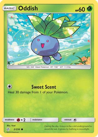 Oddish 2/236 - SM  Cosmic Eclipse - Poke-Collect