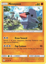 Nosepass 106/236 - SM  Cosmic Eclipse Reverse Holofoil - Poke-Collect