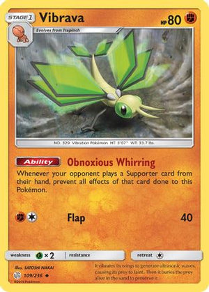 Vibrava 109/236 - Cosmic Eclipse - Poke-Collect