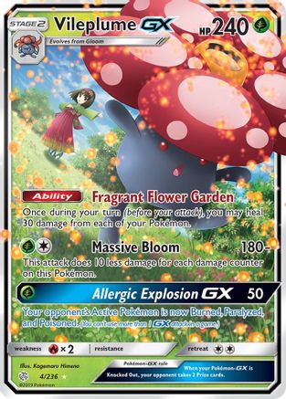 Vileplume-GX 4/236 - Cosmic Eclipse Holofoil - Poke-Collect
