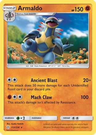 Armaldo 112/236 - SM  Cosmic Eclipse - Poke-Collect