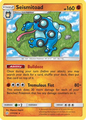 Seismitoad 117/236 - Cosmic Eclipse - Poke-Collect