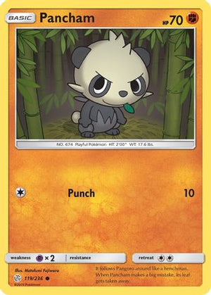 Pancham 119/236 - Cosmic Eclipse - Poke-Collect