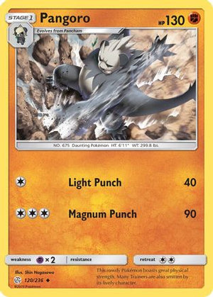 Pangoro 120/236 - Cosmic Eclipse Reverse Holofoil - Poke-Collect