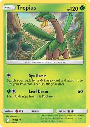 Tropius 12/236 - Cosmic Eclipse Reverse Holofoil - Poke-Collect