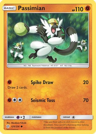 Passimian 125/236 - SM  Cosmic Eclipse - Poke-Collect