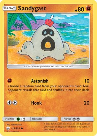 Sandygast 126/236 - Cosmic Eclipse Reverse Holofoil - Poke-Collect