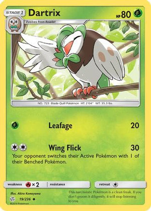 Dartrix 19/236 - SM  Cosmic Eclipse - Poke-Collect
