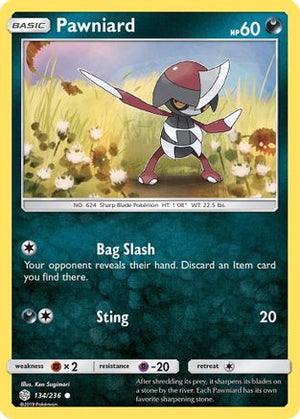 Pawniard 134/236 - Cosmic Eclipse - Poke-Collect
