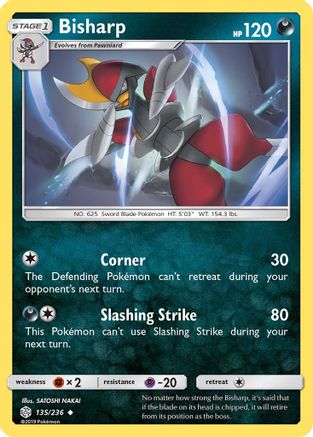 Bisharp 135/236 - SM  Cosmic Eclipse - Poke-Collect