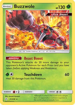 Buzzwole 21/236 - SM  Cosmic Eclipse Reverse Holofoil - Poke-Collect