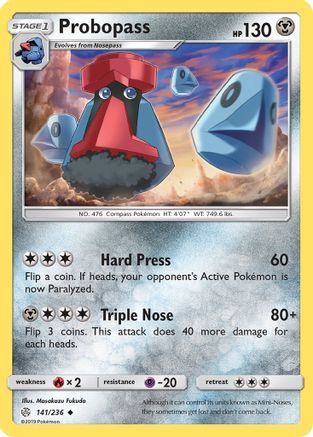 Probopass 141/236 - SM  Cosmic Eclipse - Poke-Collect