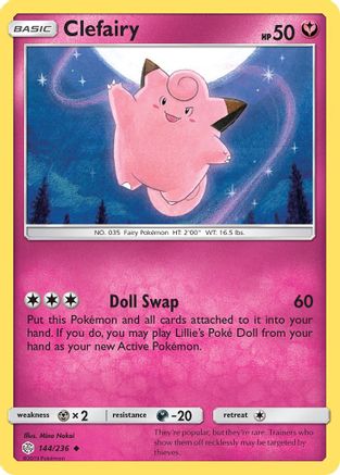 Clefairy 144/236 - SM  Cosmic Eclipse - Poke-Collect